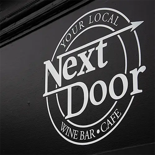 flat Cut Vinyl show front signage